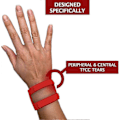 Miniatyrbild 2 av 5: Wristwidget Justerbart handledsstöd för TFCC-skador, One Size passar de flesta. För vänster och höger handled, stöd för viktbärande belastning, träning Red