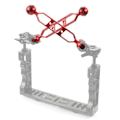 Miniatyrbilde 4 av 4: 7.0 tommer 17.7cm Dobbel Kuleleddsarm i Aluminiumlegering, Kule Diameter: 25mm Red