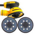 Miniatyrbillede 1 af 3: 2 pakker til Dewalt Dwe64233 & N329079 Orbital Sander udskiftningsplade, 5 tommer 8 huller krog og løkke slibeskive bagplader, kompatibel med Dwe6421-b