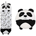 Miniatyrbilde 1 av 3: Søt Panda Sovepose Bærbar Sammenleggbar Dyre Sovepose Med Myke Puter Hele Sesongen Varm Barn Gutter Jenter (panda) 165x60cm