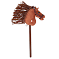 Miniatyrbillede 1 af 5: 70 cm Høj Plys Hest Kæphest Legetøj Sødt Udtryk 2 Lyde