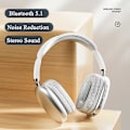 Pikkukuva 3 / 5: P9 Pro langattomat Bluetooth-kuulokkeet mikrofonilla, melua vaimentavat stereokuulokkeet, urheilu- ja pelikuulokkeet, tukevat TF-korttia Green