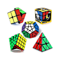 Pikkukuva 1 / 5: Speed Cube -setti [5 kpl] (Musta)