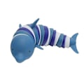 Miniatyrbillede 1 af 2: 3D Artikulerede Stræk Delfin Stressbold Håndlegetøj dark blue style 3