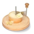 Miniatyrbillede 1 af 5: Ostehøvl & Chokoladeskraber i rustfrit stål - Perfekt til Tête de Moine ost & chokolade, Multifunktionel