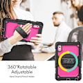 Miniatyrbilde 2 av 5: Silikon Hybrid PC-deksel for Lenovo Tab M9 Black Rose Red