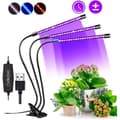 60W Full Spectrum LED Vekstlys - Clip-on med Auto PÅ/AV Timer - Gartneri
