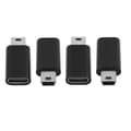 Miniatyrbillede 1 af 5: 4 stk. USB C til Mini USB 2.0 Adapter Type C Hun til Mini USB Han Konverteringsadapter til MP3-afspiller D