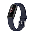 Miniatyrbillede 4 af 5: Til Fitbit Luxe Silikone Urrem Dark Blue
