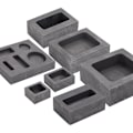 Miniatyrbilde 4 av 5: Grafitt Ingot Form Digel Ingot Støpeform Sølv Gull Ingot Former 100g