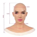 Miniatyrbild 5 av 5: Halloween Cosplay Latex Mask Full Cover Drag Queen Fancy Mask Prop