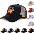 Miniatyrbild 2 av 2: Justerbar Bunny Rabbit Hip Hop-keps för kvinnor och män, Baseballkeps med hästsvans, Snapback-keps, Mesh-keps, Sommarandningsbar Mesh-solhatt #3