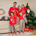 Miniatyrbild 1 av 4: Grinch julpyjamas familjematchande nattkläder barn pyjamas set Dad M