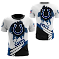 Miniatyrbild 1 av 5: Herr NFL T-shirt Amerikansk Fotboll Lag Jersey Tryckt Kortärmad Tee Casual Toppar E 3XL
