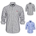 Miniatyrbild 4 av 6: Ralph Lauren Poloskjorta Herrar Långärmad Knappuppknäppning Strand Casual Broderad Skjorta Herrar Casual Skjortor Knappnedslagen Blus T-shirt Topp Blue L