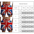 Miniatyrbild 2 av 2: Herr Storbritannien Flagga Sommar Strand Shorts Dragsko Badbyxor Badkläder M