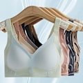 Miniatyrbild 3 av 8: Push-up Sömlös BH för Kvinnor, Utjämnande BH utan Bygel Anti-Häng Minimizer BH Cream L