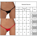 Miniatyrbild 5 av 5: Kvinnor Sexig Mini Trosa G-String Underkläder Solid Färg Red L