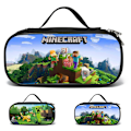 Miniatyrbild 2 av 6: Minecraft pennfodral pennfodral för flickor tecknad förvaringspåse studentartiklar skolmaterial presenter #2