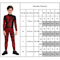 Miniatyrbild 5 av 5: Deadpool Wolverine Jumpsuit Kostym Barn Pojkar Flickor Halloween Maskerad Cosplay Deadpool M