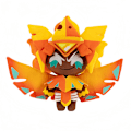 Miniatyrbild 1 av 2: Shadow Milk Cookie Figur Plyschleksaker Cookie Run: Kingdom Spelkollektion Docka H