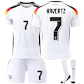 Miniatyrbild 1 av 2: NO.7 HRVERTZ Fotbollströja Barn Pojkar T-shirt Shorts Strumpor Jersey Sommar Träningsdräkt Set 20
