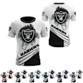 Miniatyrbild 2 av 5: Herr NFL T-shirt Amerikansk Fotboll Lag Jersey Tryckt Kortärmad Tee Casual Toppar A XL