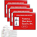 Miniatyrbild 1 av 7: 2025 Version Mahjong Alliance Regelkort Mahjongkort Officiella Standardregler 4PCS