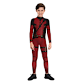 Miniatyrbild 1 av 5: Deadpool Wolverine Jumpsuit Kostym Barn Pojkar Flickor Halloween Maskerad Cosplay Deadpool M