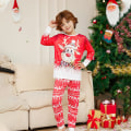 Miniatyrbild 5 av 6: Elk Julpyjamas Familjematchande Nattkläder Barn Pyjamas Set Kids 10T