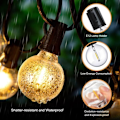 Miniatyrbild 2 av 4: LED String Lights 25 lampor 15 meter lång Vattentät julbelysning festbelysning