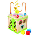 Miniatyrbillede 4 af 4: Activity Cube of Awakening Motor Skills Discoveries Babylegetøj, First Age Awareness Game, Pædagogisk børnefødselsdagsgave til julefest Flerfärgad