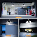 Miniatyrbild 3 av 4: Garagebelysning - LED - 80W - 15000 lumen - Deformbar - E27/E26 - 360°