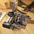 Miniatyrbild 2 av 4: ATOMSTACK P9 M40 40W högpresterande bärbar lasergraveringsmaskin 220*250 mm färg presentförpackning