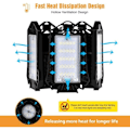 Miniatyrbild 2 av 4: Garagebelysning - LED - 80W - 15000 lumen - Deformbar - E27/E26 - 360°