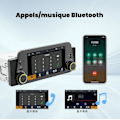 Miniatyrbillede 2 af 5: SWAREY Universal Carplay Bluetooth Bilradio med bakkamera 5 Tommer Touch Screen Mirror Link FM