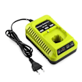 Miniatyrbillede 3 af 6: Pakke med 2 6,0 Ah batterier til RYOBI P108 One+ Lithium med 1 18V oplader Svart
