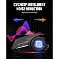 Miniatyrbillede 2 af 4: 2 stk S8 Motorcykel Bluetooth Walkie Talkie - 6 Personer Motorcykel Intercom Afstand 1200 Meter Svart