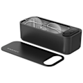 Miniatyrbillede 3 af 4: SWAREY Ultrasonic Cleaner 680ml til smykker, briller, ure og mere - sort Svart