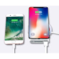 Miniatyrbillede 2 af 4: 3 i 1 Qi trådløs oplader 10000mAh Power Bank Support iPhone, iPad, iPod, Samsung, HTC, Xiaomi Svart