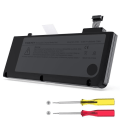 Miniatyrbillede 1 af 4: SWAREY erstatningsbatteri til bærbar computer 10,8V 6000mAh Kompatibel A1322 med Apple A1278 A1322 MB990LL/A MB991LL Svart