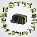 Miniatyrbillede 4 af 4: LiBatter 2 stk P108 18V 5,0Ah Lithium-ion erstatningsbatteripakker til Ryobi One+ P108 P107 P100 P122 P104 P105 P06