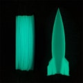 Miniatyrbillede 2 af 4: PLA Filament 1,75 mm 3d Printer Glow in the Dark Blue Phosphorescence filament, 2,2 LBS 1 kg spole, fluorescerende filament