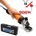 Miniatyrbild 1 av 4: SWAREY elektrisk fårklippare 900W justerbar hastighet flexibelt skaft för får getull Orange