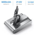 Miniatyrbild 1 av 4: 21,6V 6,0Ah Ersättningsbatteri för Dyson V7 Absolute V7 Animal V7 Fluffy V7 Sladdfri V7 Motorhead V7 SV11 Handdammsugare