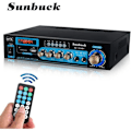 Miniatyrbillede 1 af 4: Stereomodtager 1200-2000W Bluetooth Phono Input Auto 2 HDMI-kalibrering