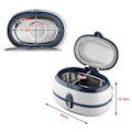 Miniatyrbillede 3 af 4: FLOUREON 600 ml Ultralyds smykkerenser Device Automatisk reservoir til briller Ringe Halskæder Tænder Ure