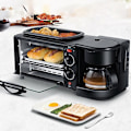 Miniatyrbillede 1 af 4: 3 i 1 morgenmadsmaskine - WIRLSWEAL - Sort - Brødristere og grill - 1050W
