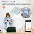 Miniatyrbillede 2 af 6: 4 stk lysafbryder, WiFi Connected Smart Bulb Switch, Alexa og Google Home Connected Blinds