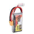 Miniatyrbilde 5 av 5: ZOP Power 7.4V 1500mAh 40C 2S LiPo Batteri XT60 Plugg for RC Drone